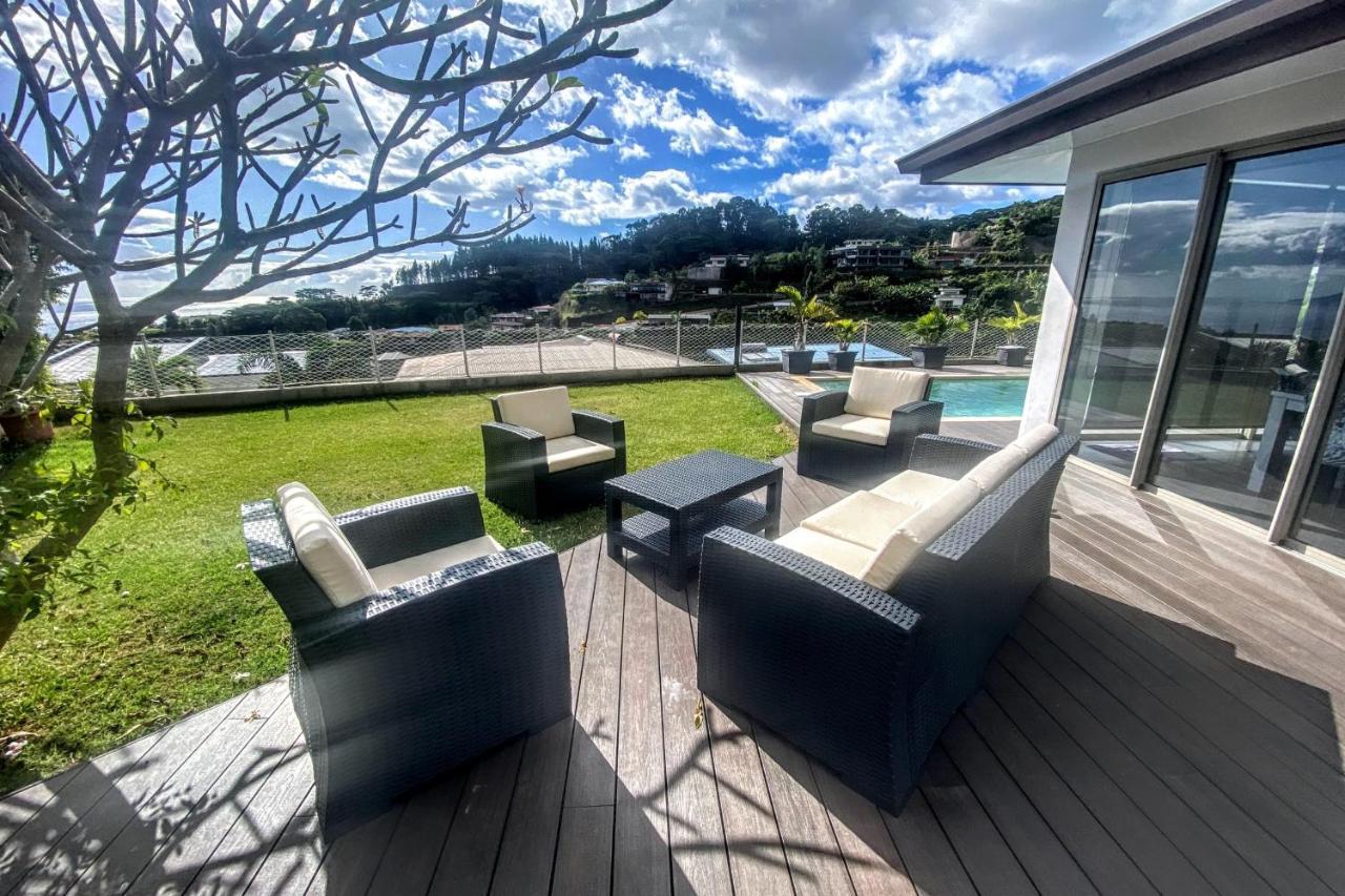 Villa Tiki Wonderfull Sea View Punaauia  Eksteriør billede