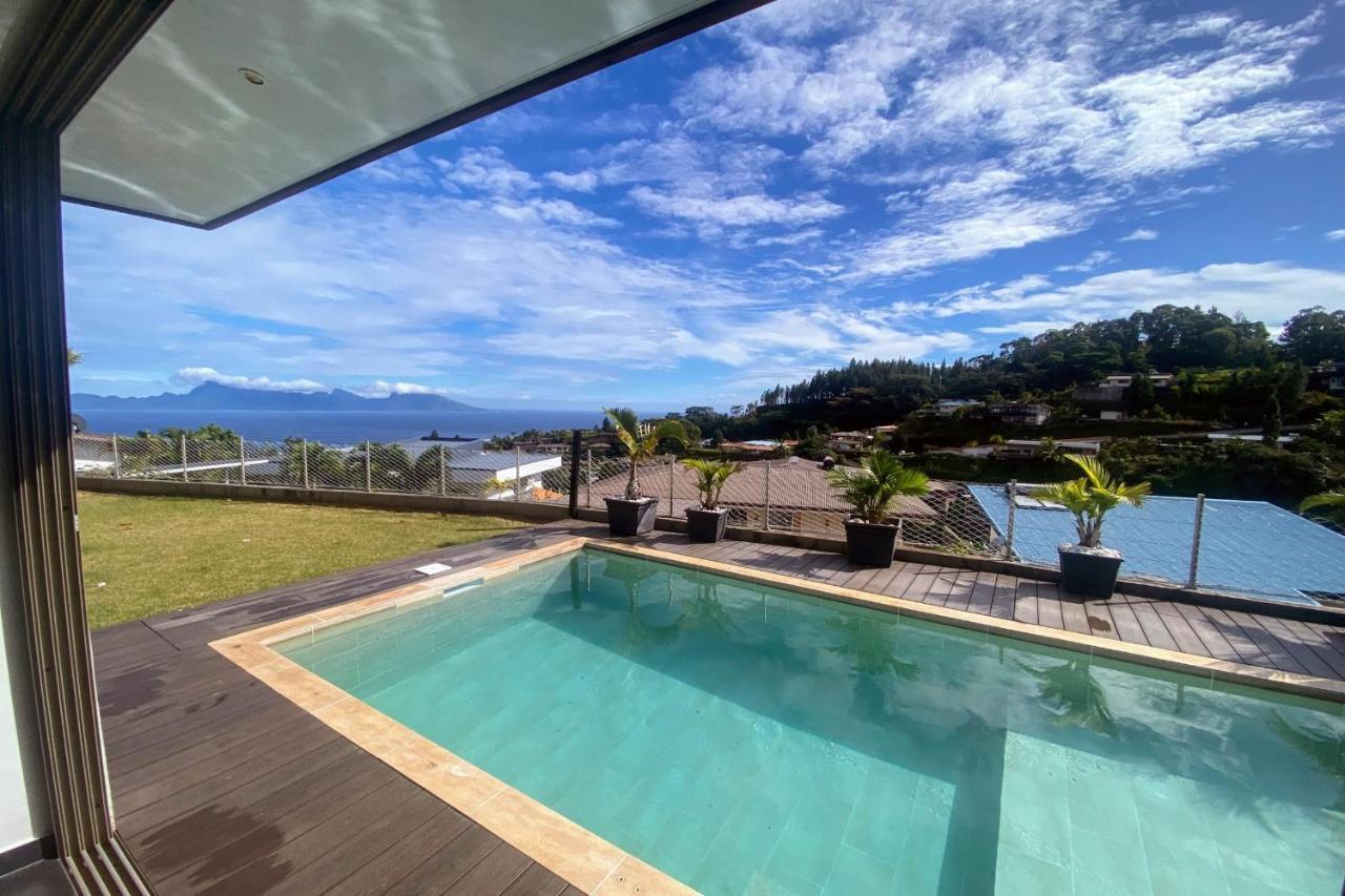 Villa Tiki Wonderfull Sea View Punaauia  Eksteriør billede