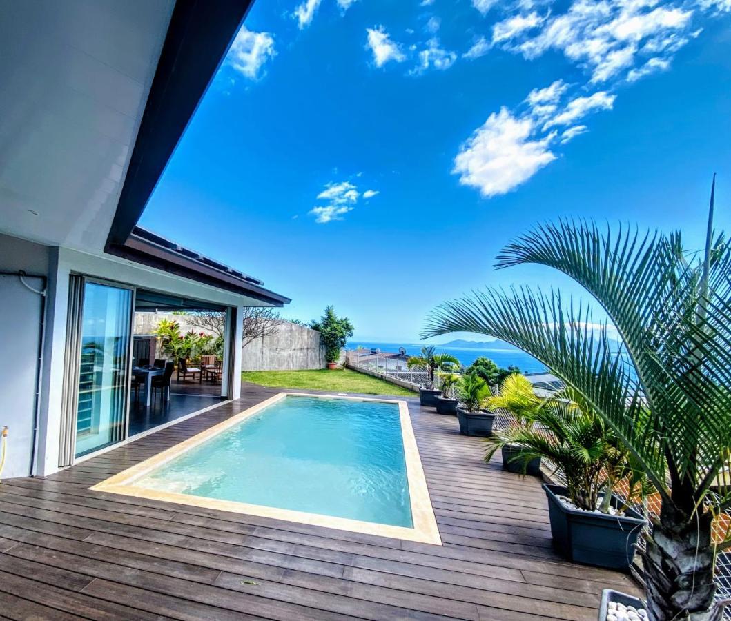 Villa Tiki Wonderfull Sea View Punaauia  Eksteriør billede