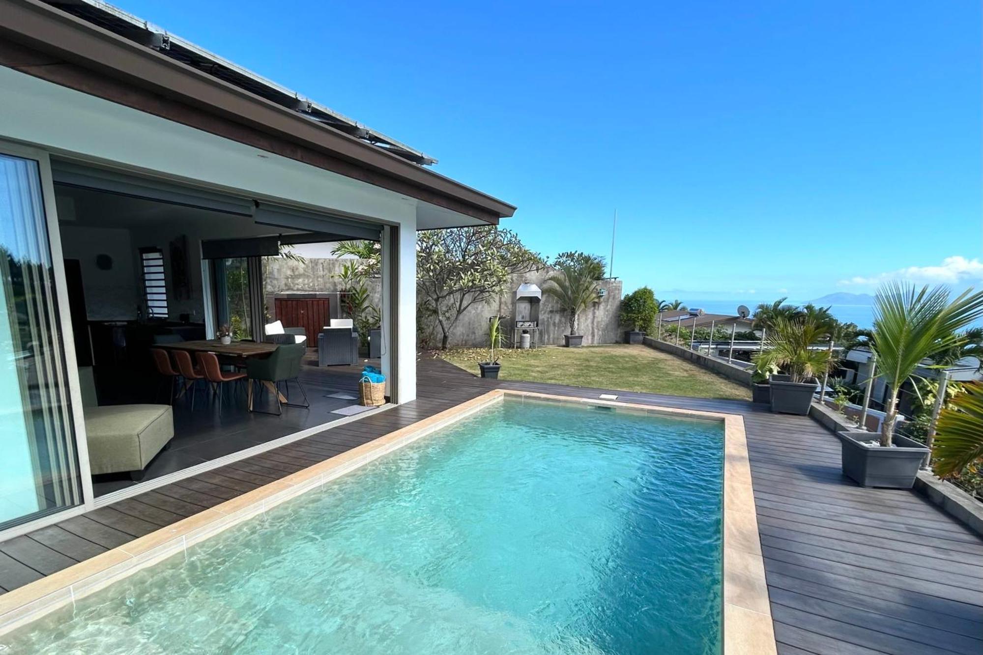 Villa Tiki Wonderfull Sea View Punaauia  Eksteriør billede
