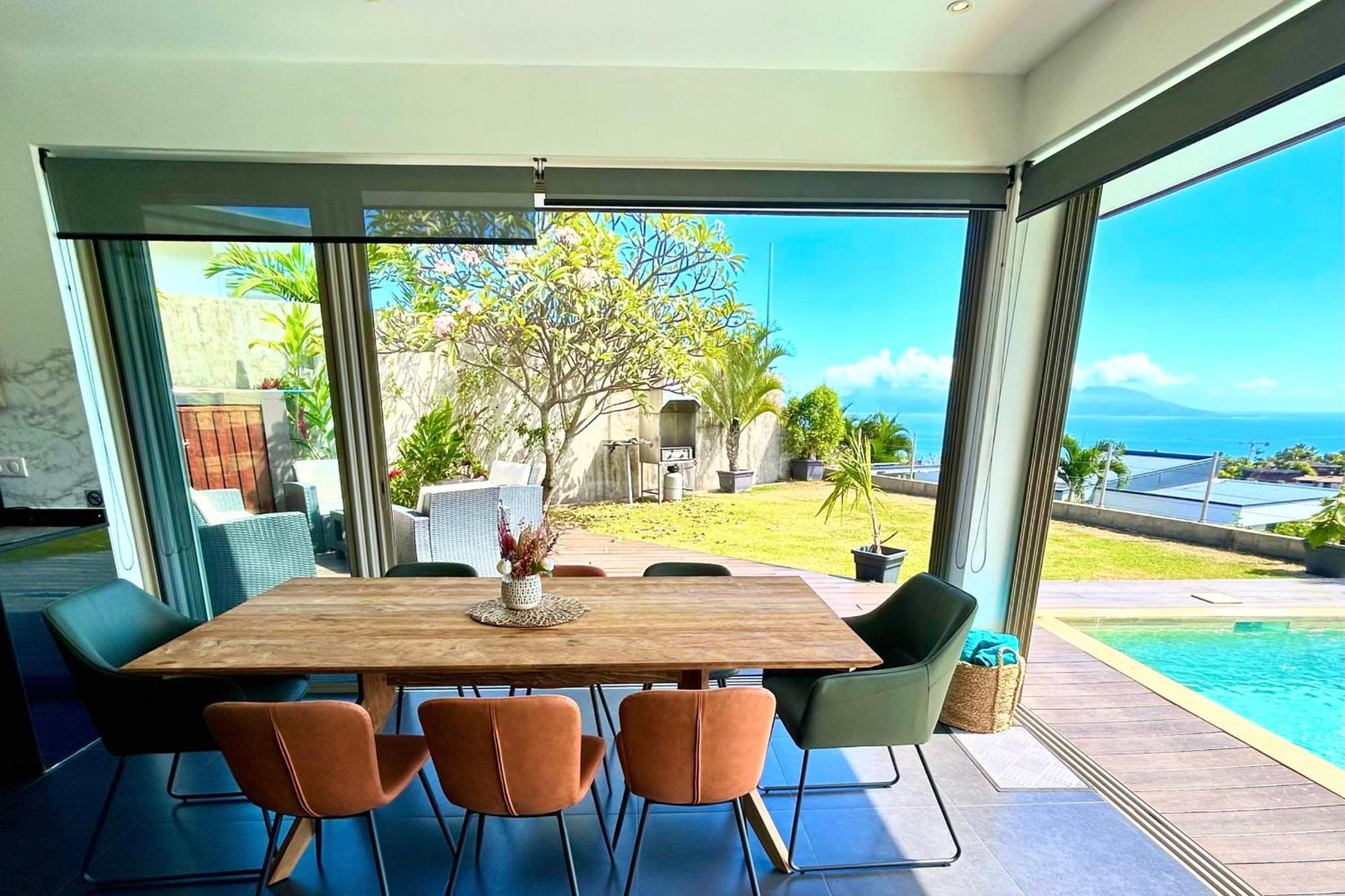 Villa Tiki Wonderfull Sea View Punaauia  Eksteriør billede